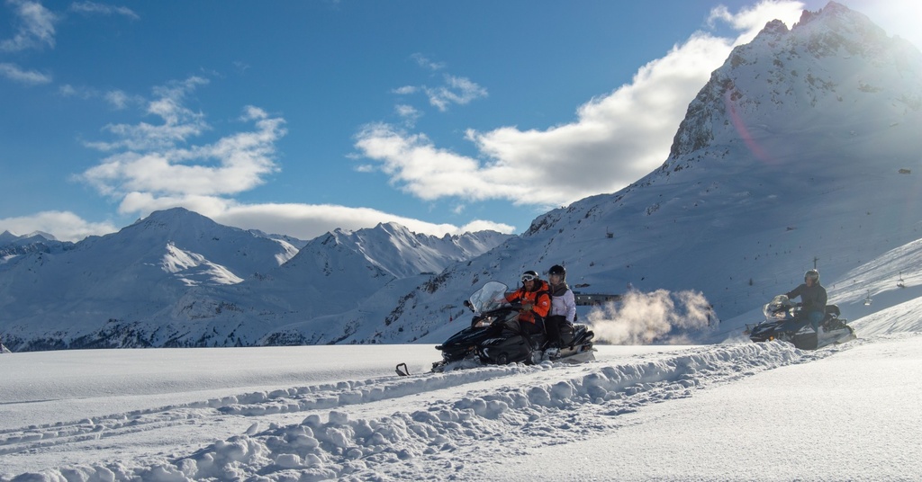 Motoneige à Tignes