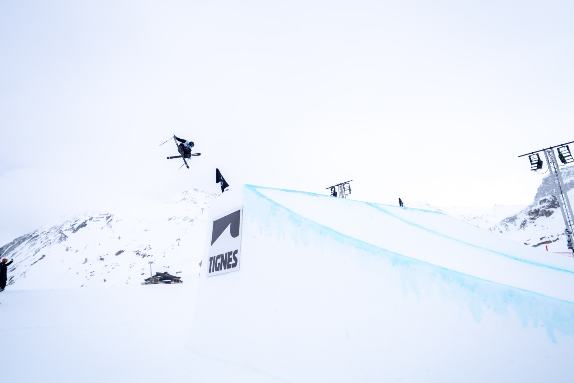 Big-Air-Skisprung in Tignes