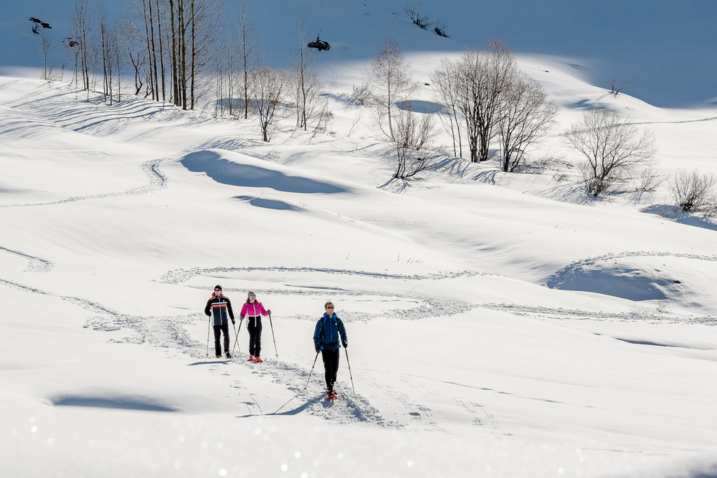 Schneeschuhwanderung in Tignes