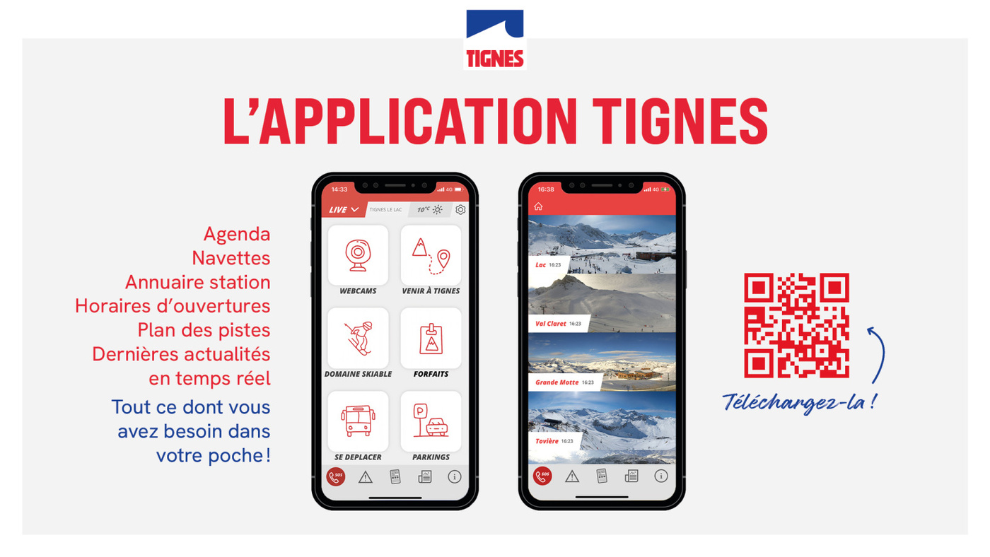 Présentation de l'application mobile de Tignes