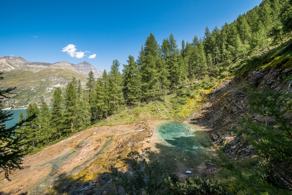 La Gouille de Salin à Tignes