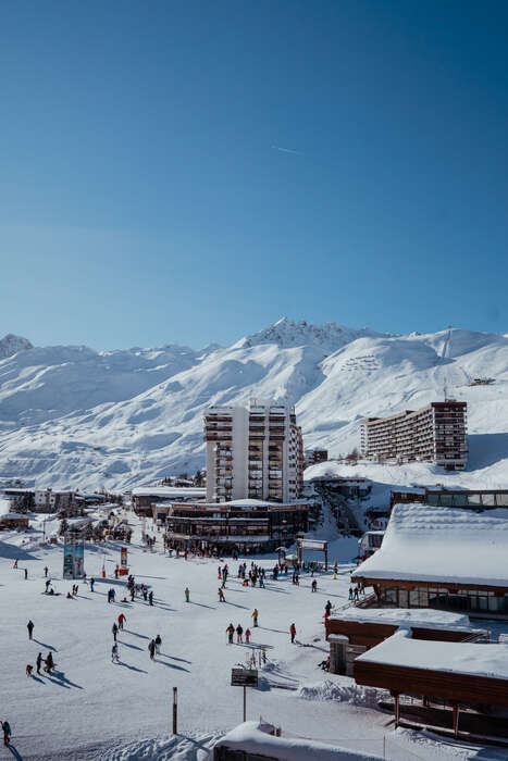Tignes le Lac snow front