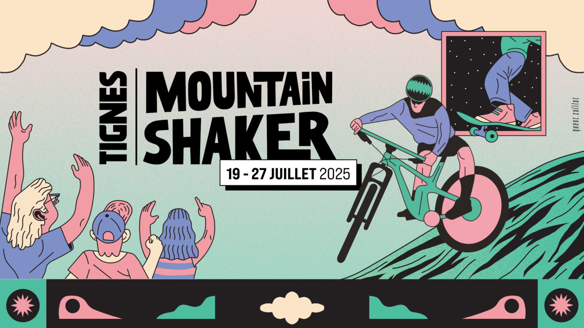 Poster Tignes Mountain Shaker Sommer 2025