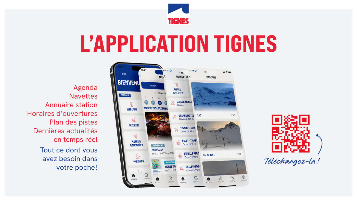 Présentation de l'application mobile de Tignes