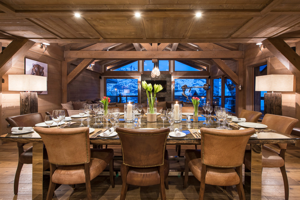 Intérieur d'un chalet à Tignes