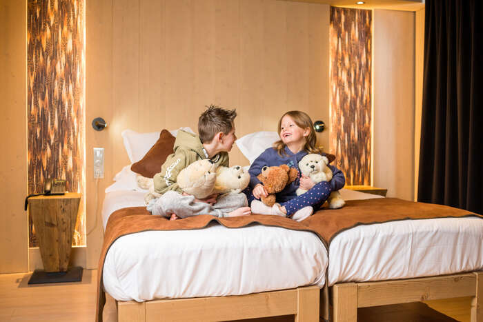 Enfants à l'hôtel