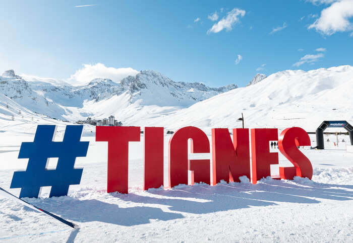#TIGNES verschneit
