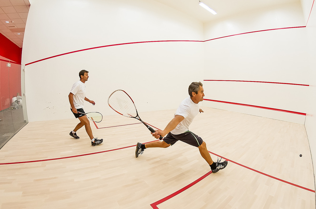 Joueurs de squash à Tignespace