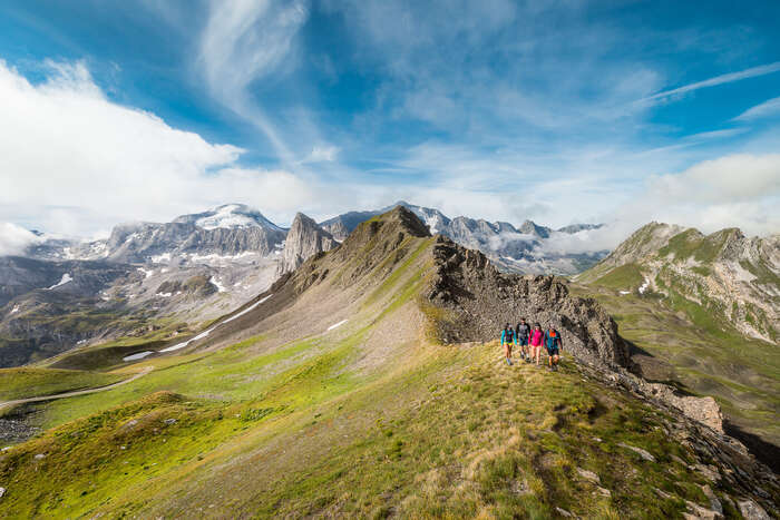 Wanderer in Tignes