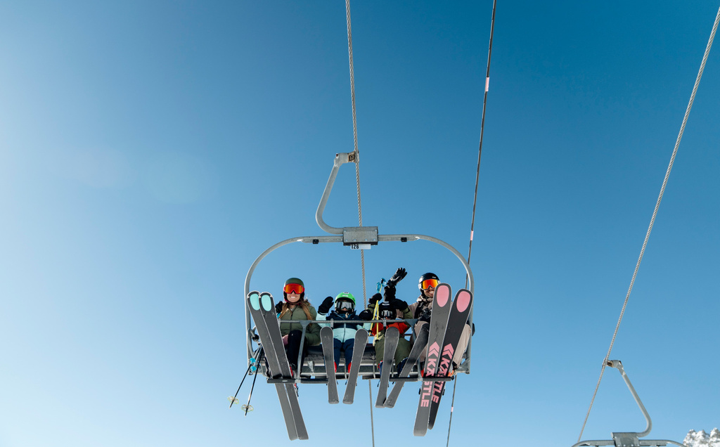 Remontée mécanique à Tignes