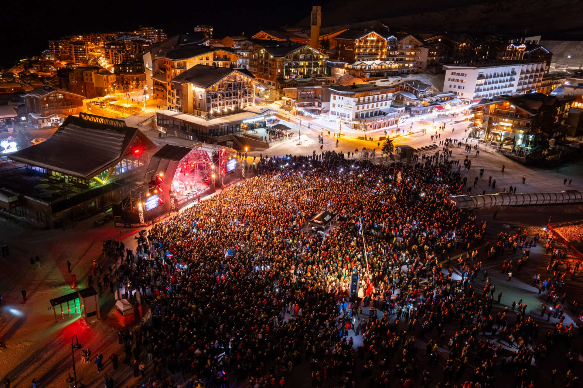 Soirée du nouvel an à Tignes