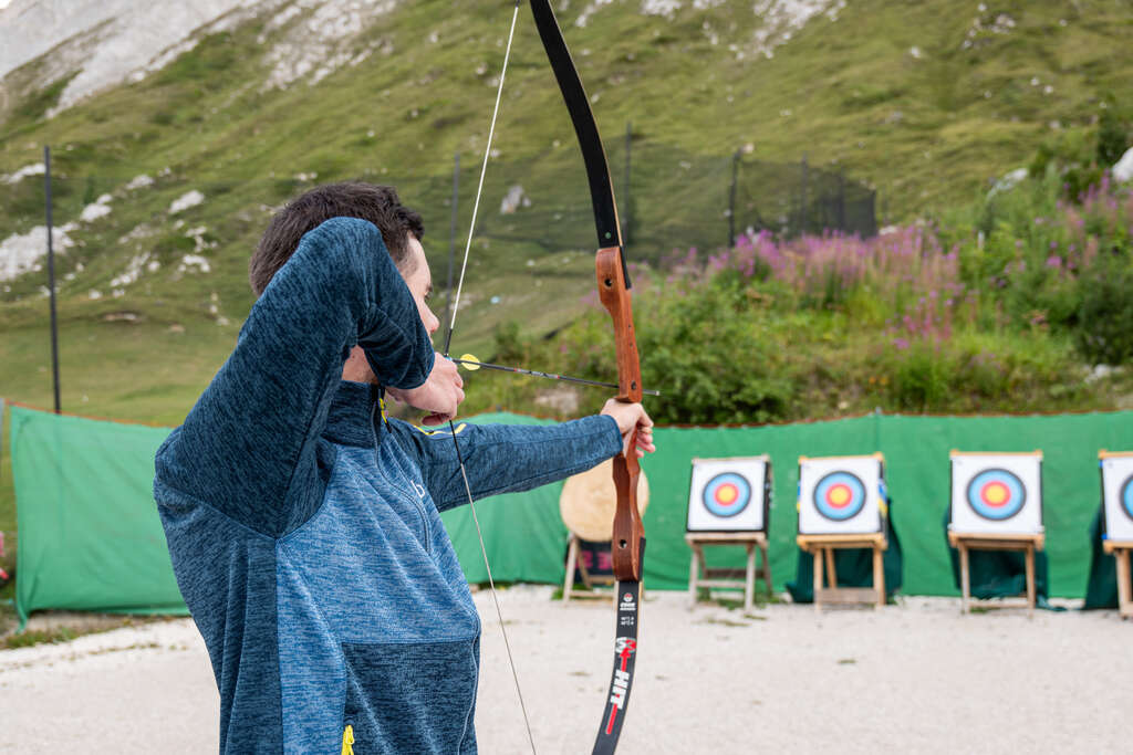 archery session with mtignes card