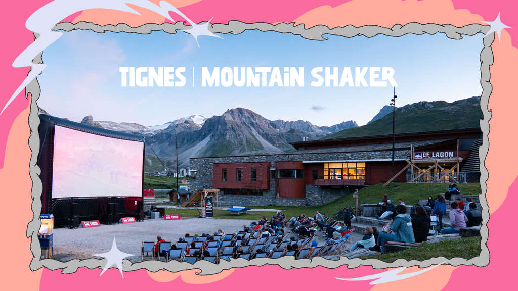 Projection cinéma à Tignes