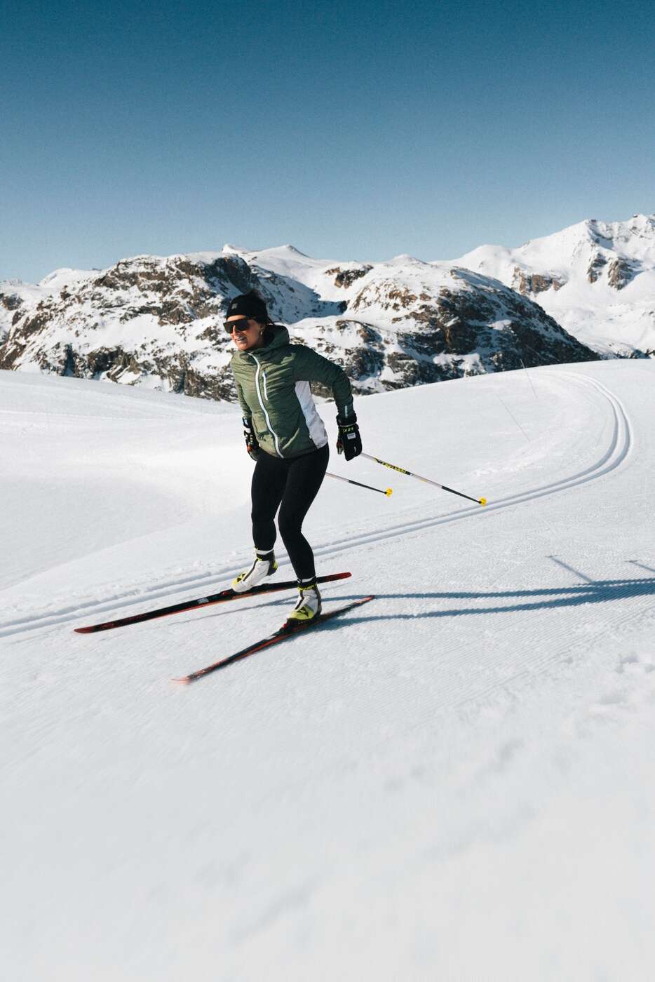 Ski de fond sur le domaine Tignes - Val d'Isère