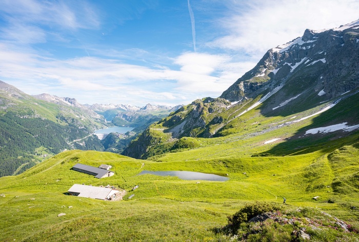 Refuge en altitude à Tignes