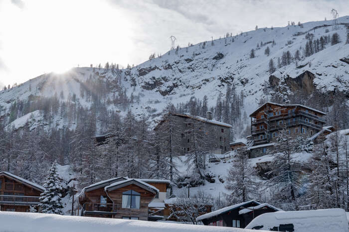 Village de Tignes 1800 en hiver