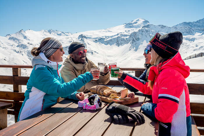 Bar en altitude à Tignes