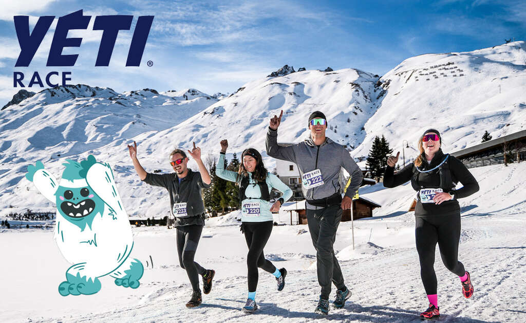 Yéti Race team in Tignes